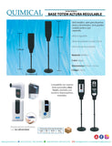 Totem altura regulable con Dispensador Jabón Automático Spray/ Gel Non Touch V1200 cc | IVA incl.